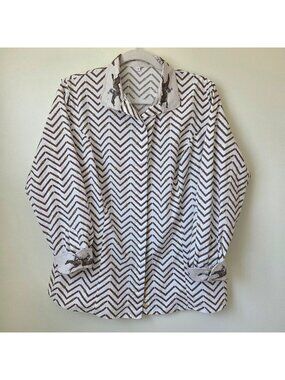 Middy N Me Equestrian Collection Chevron Rein Print Size 16